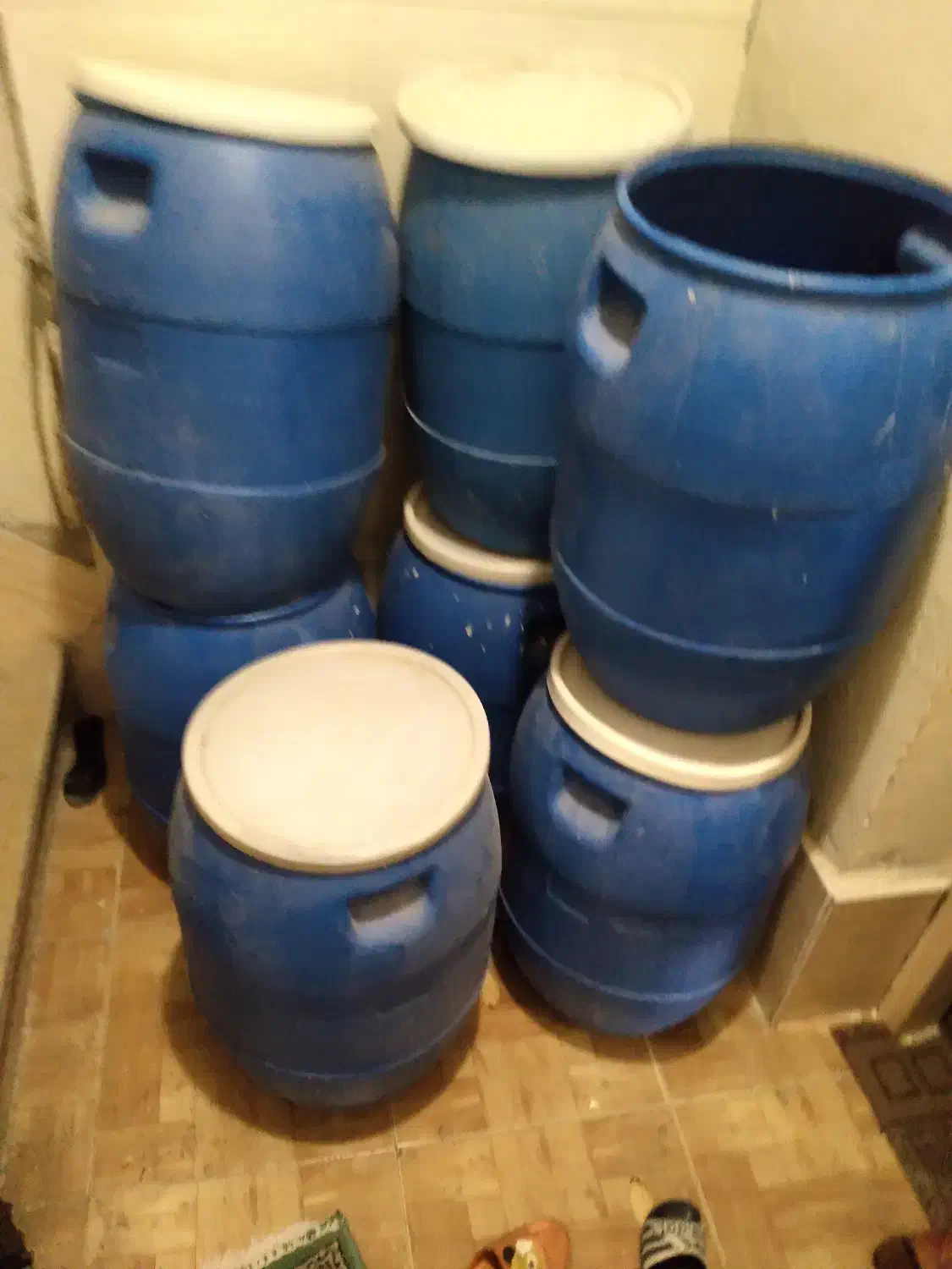 سطل زباله وبشکه|ظروف نگهدارنده، پلاستیکی، یکبارمصرف|کازرون, |دیوار