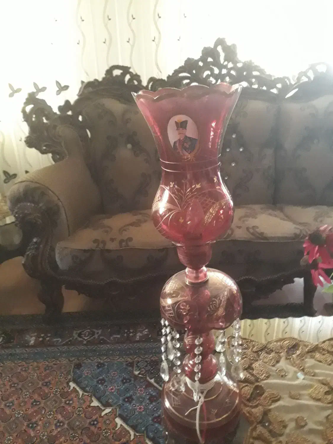 چراغ برقی قدیمی|کلکسیون اشیاء عتیقه|اردبیل, |دیوار