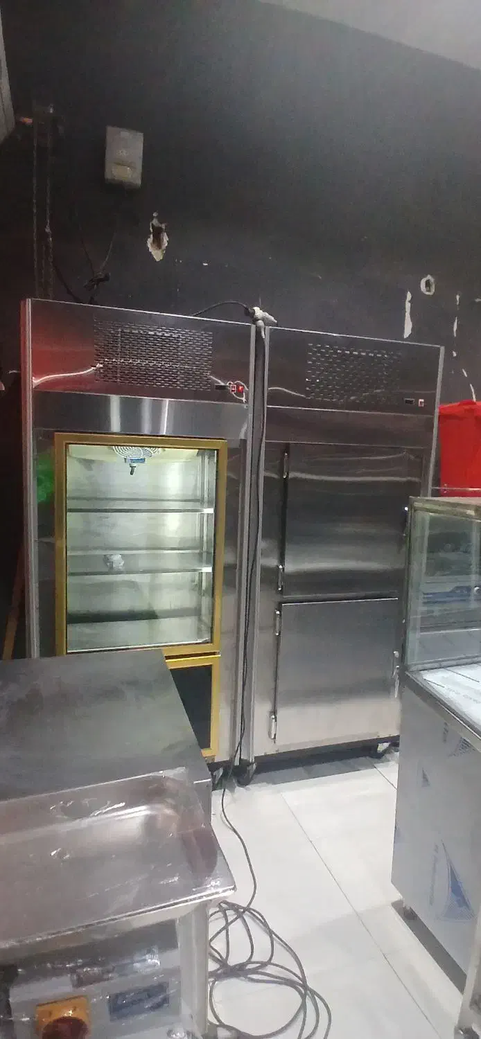 یخچال کبابی وفریزر ست ۱ متری درحدنومشابه آکبند|یخچال و فریزر|نسیم‌شهر, |دیوار