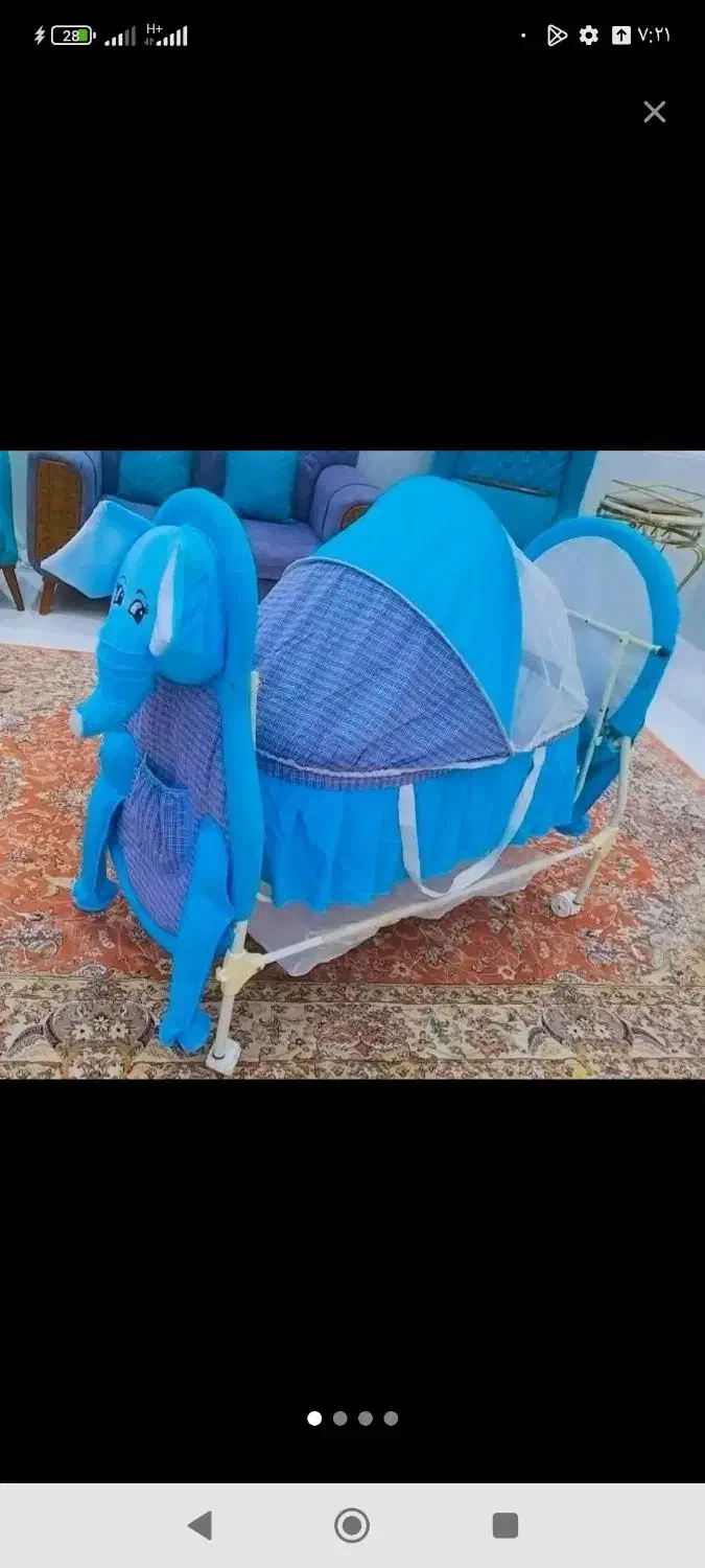 گهواره فیلی حراج فقط یک میلیون|تخت و صندلی بچه|بندرلنگه, |دیوار