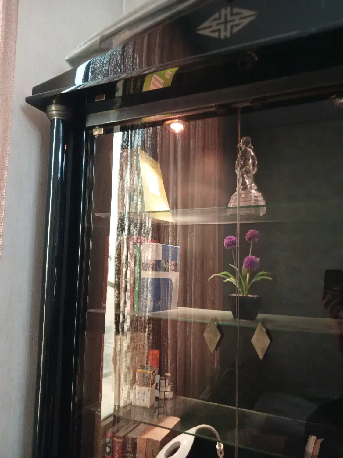 سرویس میزتوالت و کتابخانه پولیش مشکی|تخت و سرویس خواب|تهران, سازمان آب|دیوار