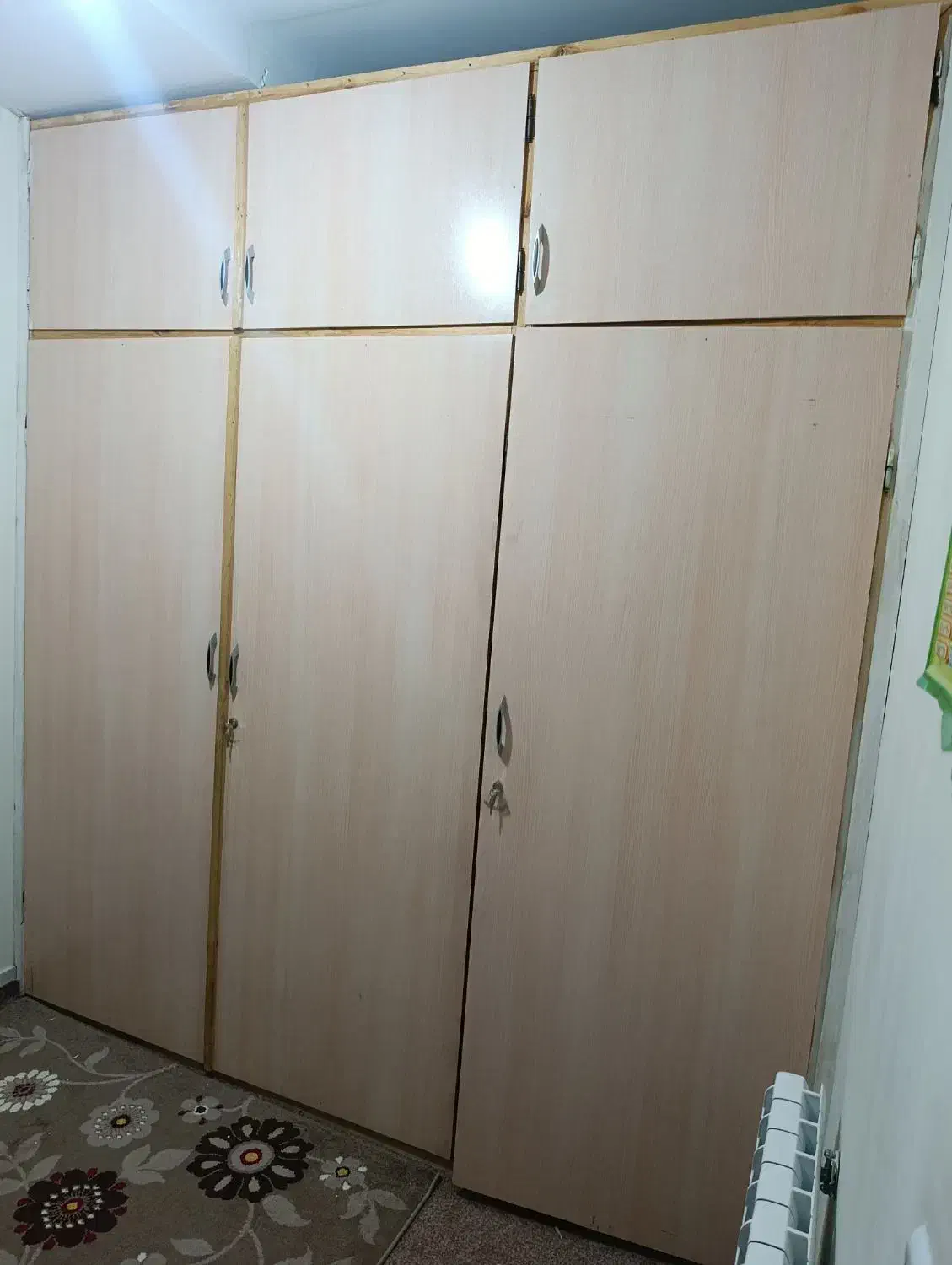 کمد دیواری در حد نو|جاکفشی، کمد، دراور|قزوین, |دیوار