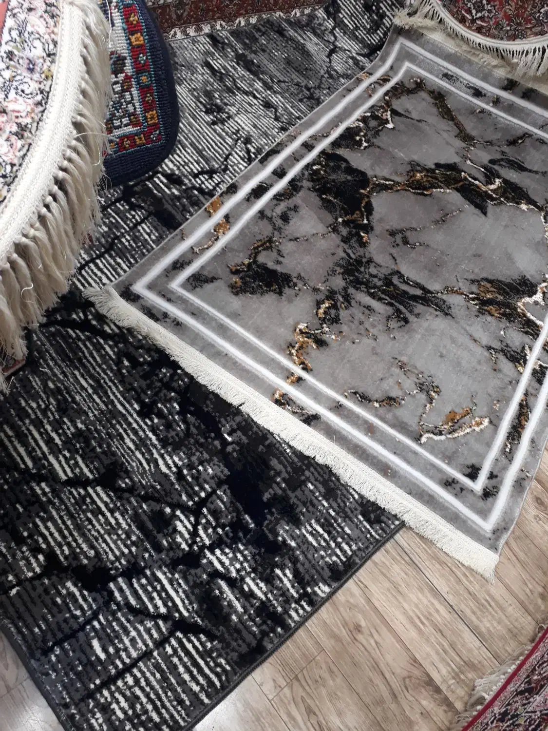 فرش آشپزخانه طرح سنگی وخشتی قالیچه وزرنیم ۱×۱/۵|فرش|تبریز, |دیوار