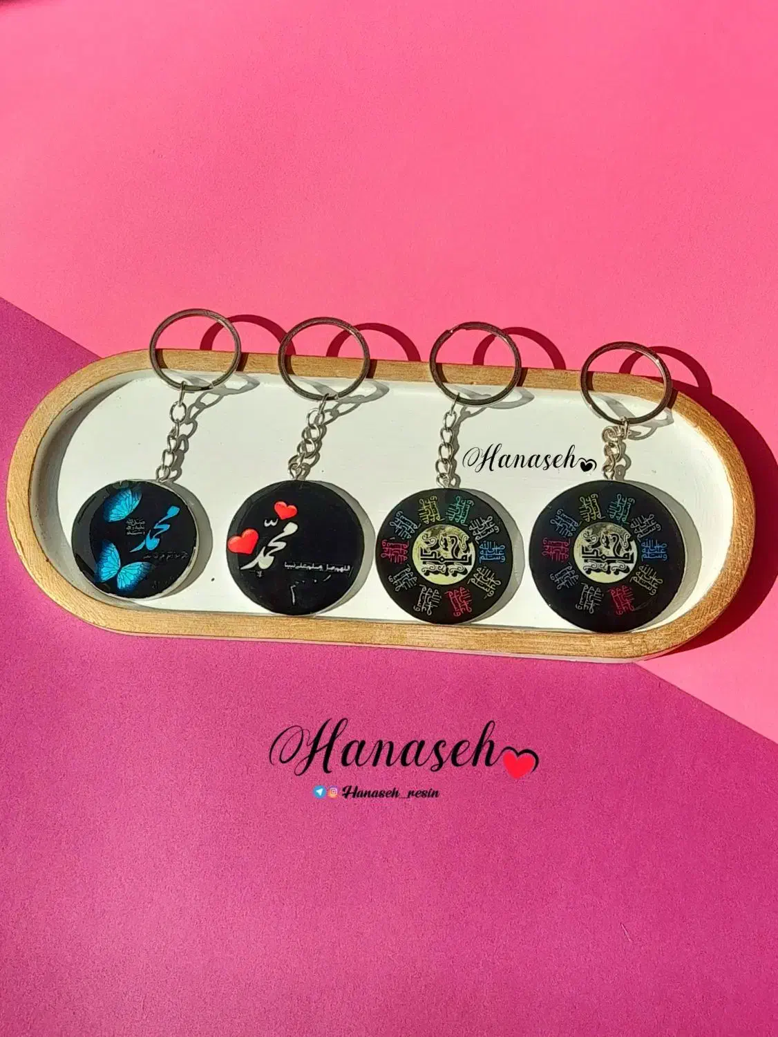 پلاک‌های رزینی دستساز|زیورآلات و اکسسوری|سرپل ذهاب, |دیوار