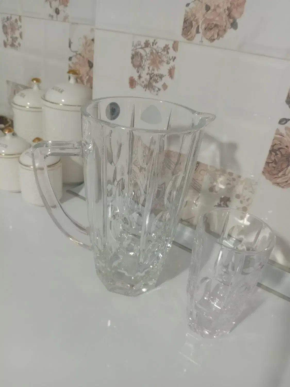 دو عدد پارچ و ۱۸ عدد لیوان کریستال در حدنو|ظروف سرو و پذیرایی|ری, دولت‌آباد|دیوار