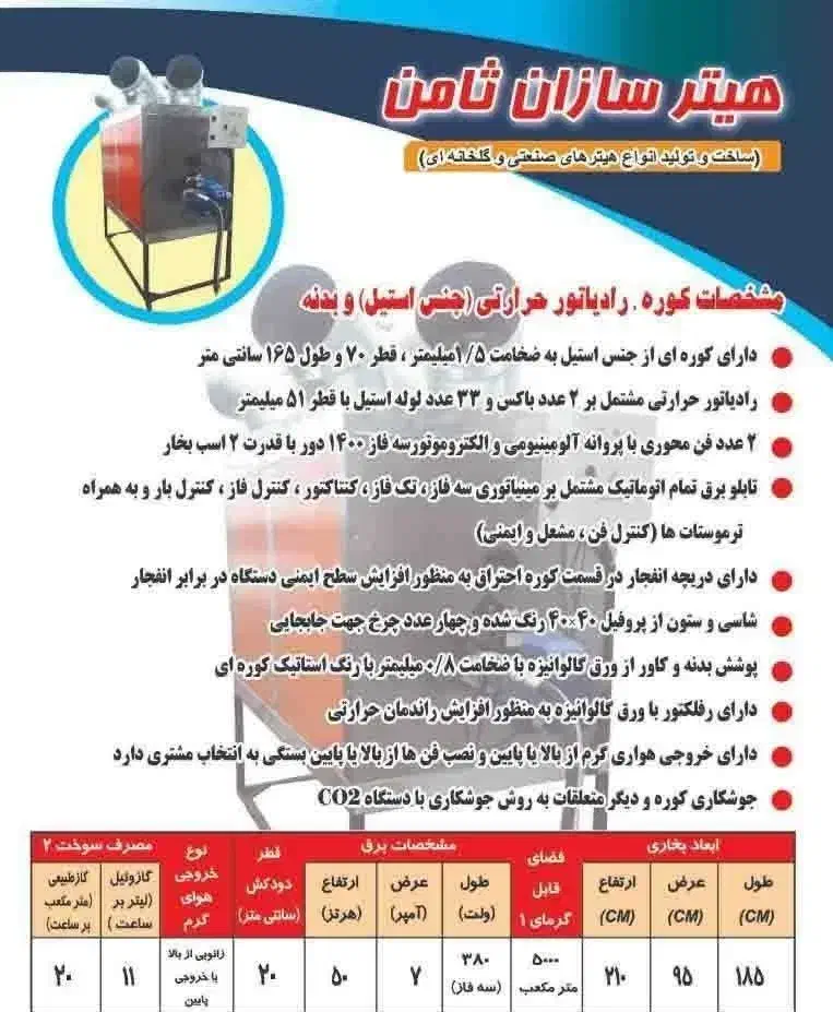 هیتر های صنعتی و گلخانه ای|بخاری، هیتر، شومینه|بابل, |دیوار