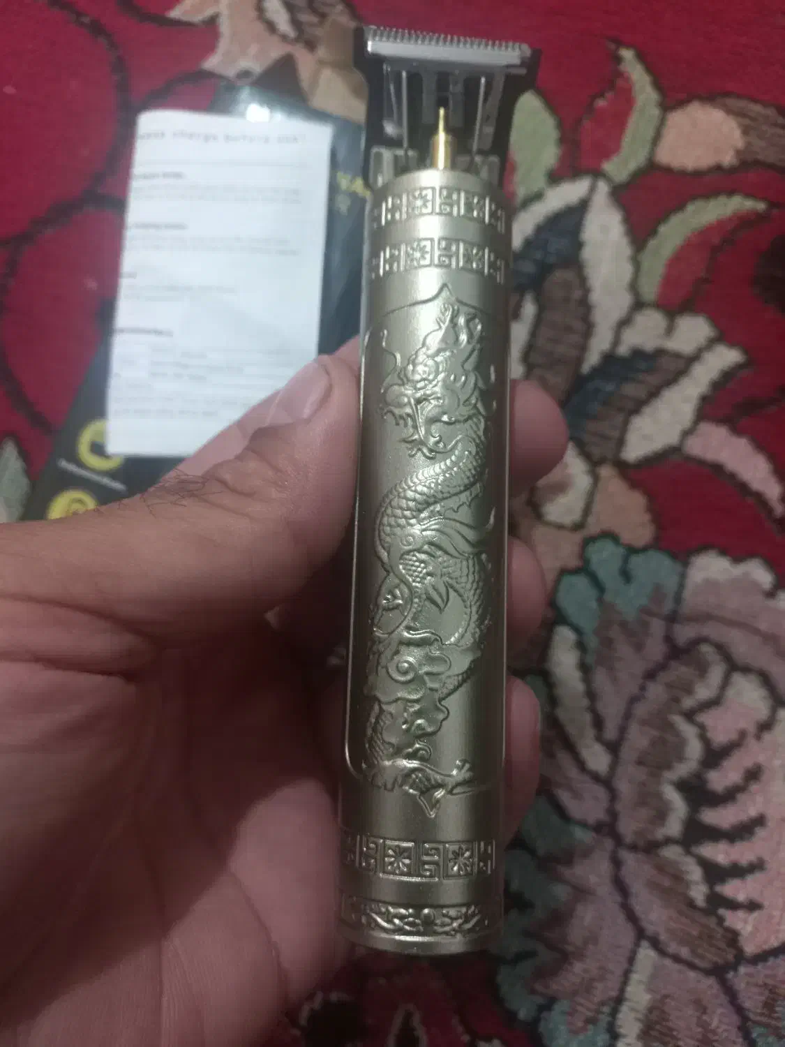 ریش تراش شارژی طلایی اک اک|آرایشی، بهداشتی، درمانی|بندر امام خمینی, |دیوار