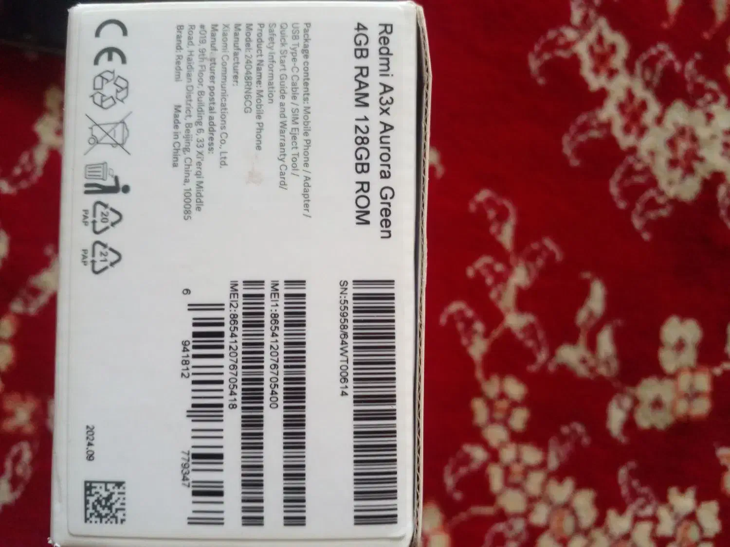 گوشی ردمیA3x|موبایل|تربتحیدریه, بالا ولایت|دیوار