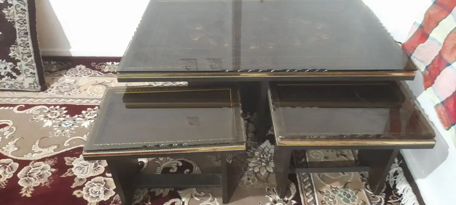 میزعسلی چوبی باچهارتا میز عسلی کوچک 2میلیون|مبلمان خانگی و میز عسلی|آمل, |دیوار