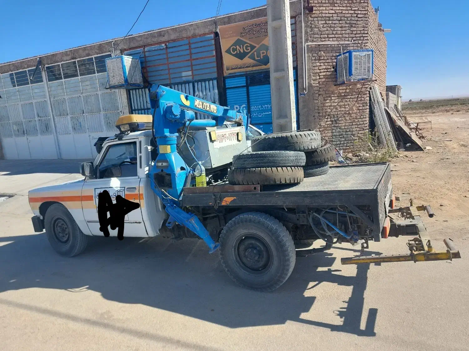 نیسان جرثقیل دکل دارو سواری کش|خدمات حمل و نقل|رشت, پیرکلاچای|دیوار