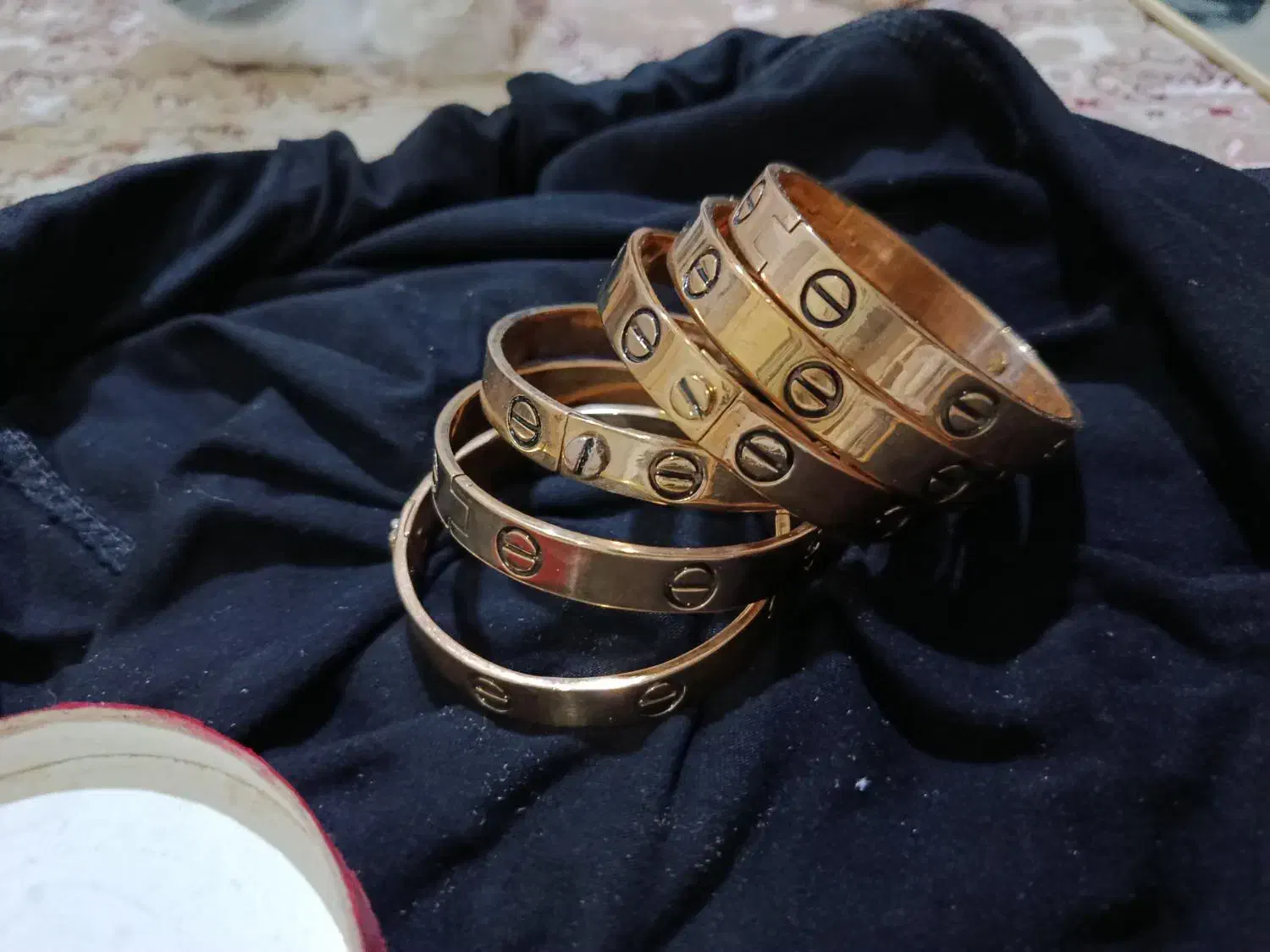 دستبند کارتیر طلاروسی سایز 3|جواهرات|قزوین, |دیوار