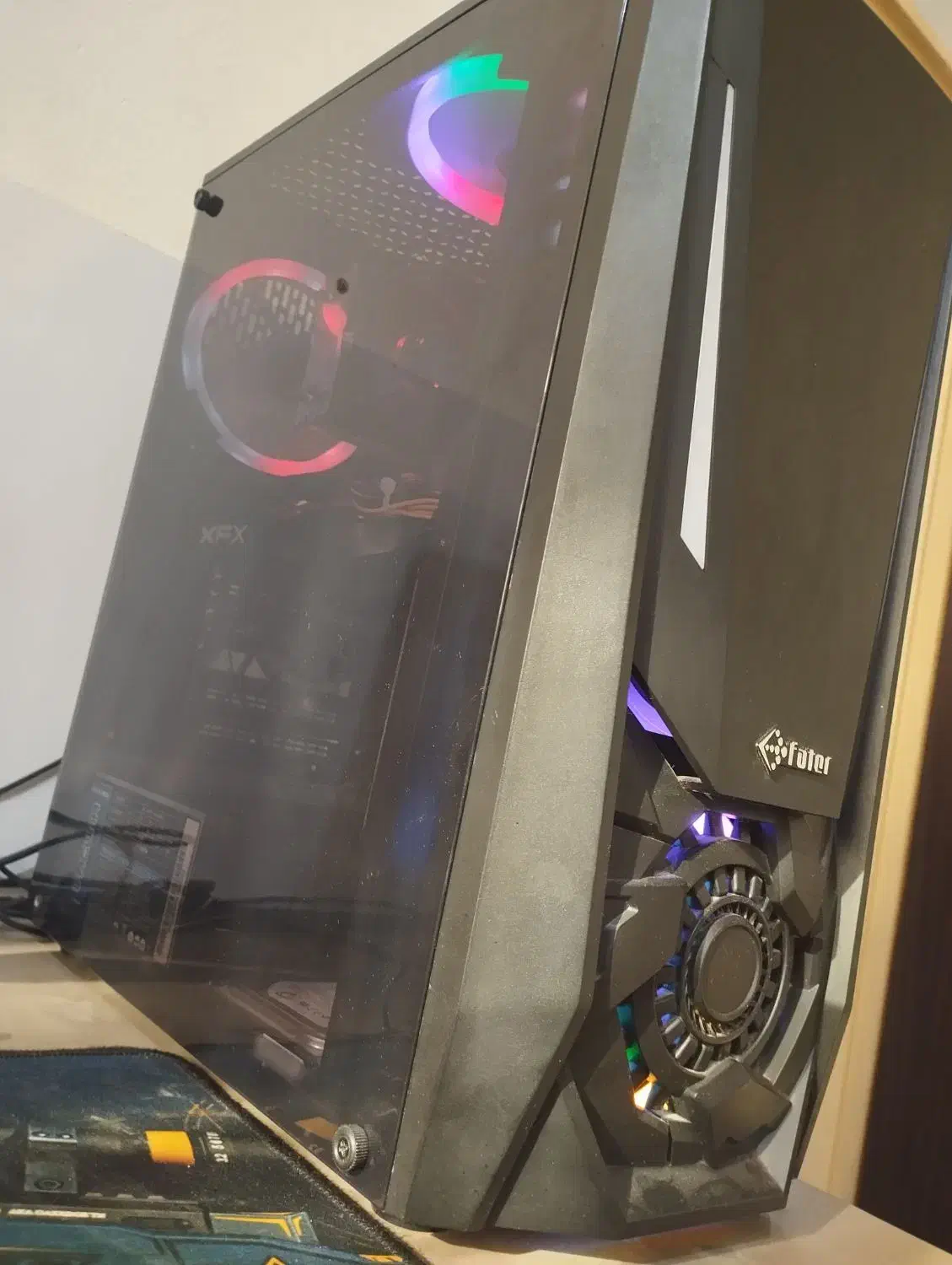 کیس گیمینگ اسمبل شده در حد نو|رایانه رومیزی|رباط‌کریم, رباط‌کریم|دیوار