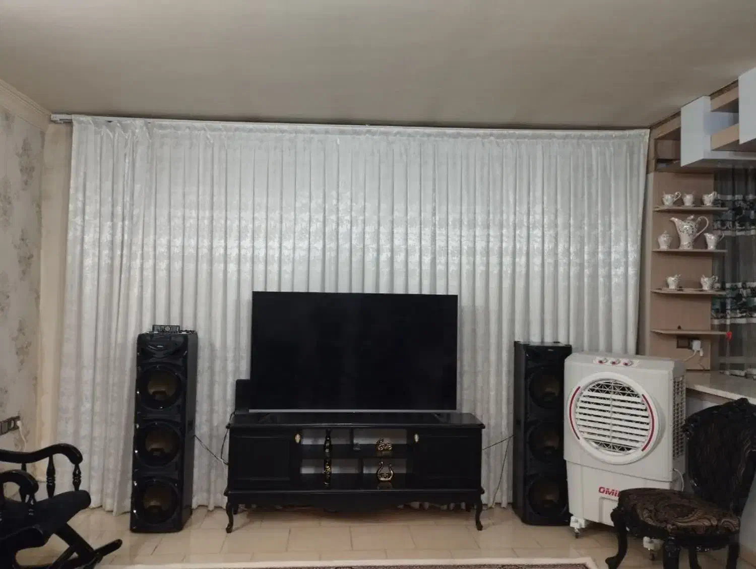 پرده پذیرایی 14متر طرحدار|پرده، رانر، رومیزی|مشهد, کوی المهدی|دیوار