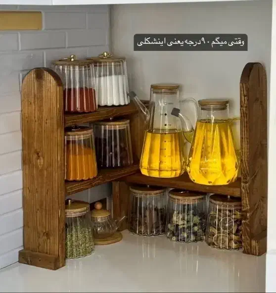 شلف پازلی چوبی|کتابخانه، شلف، قفسه‌های دیواری|پردیس, فاز ۹|دیوار