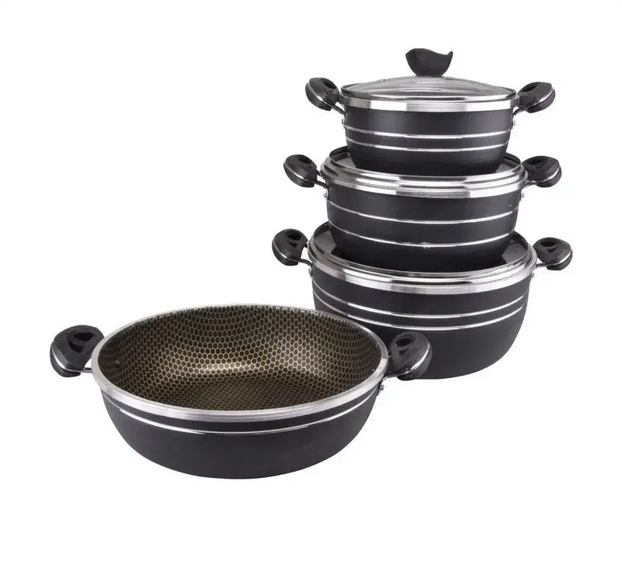 سرویس قابلمه لانه زنبوری 7 پارچه(پرداخت درب منزل)|ظروف پختوپز|سمنان, |دیوار