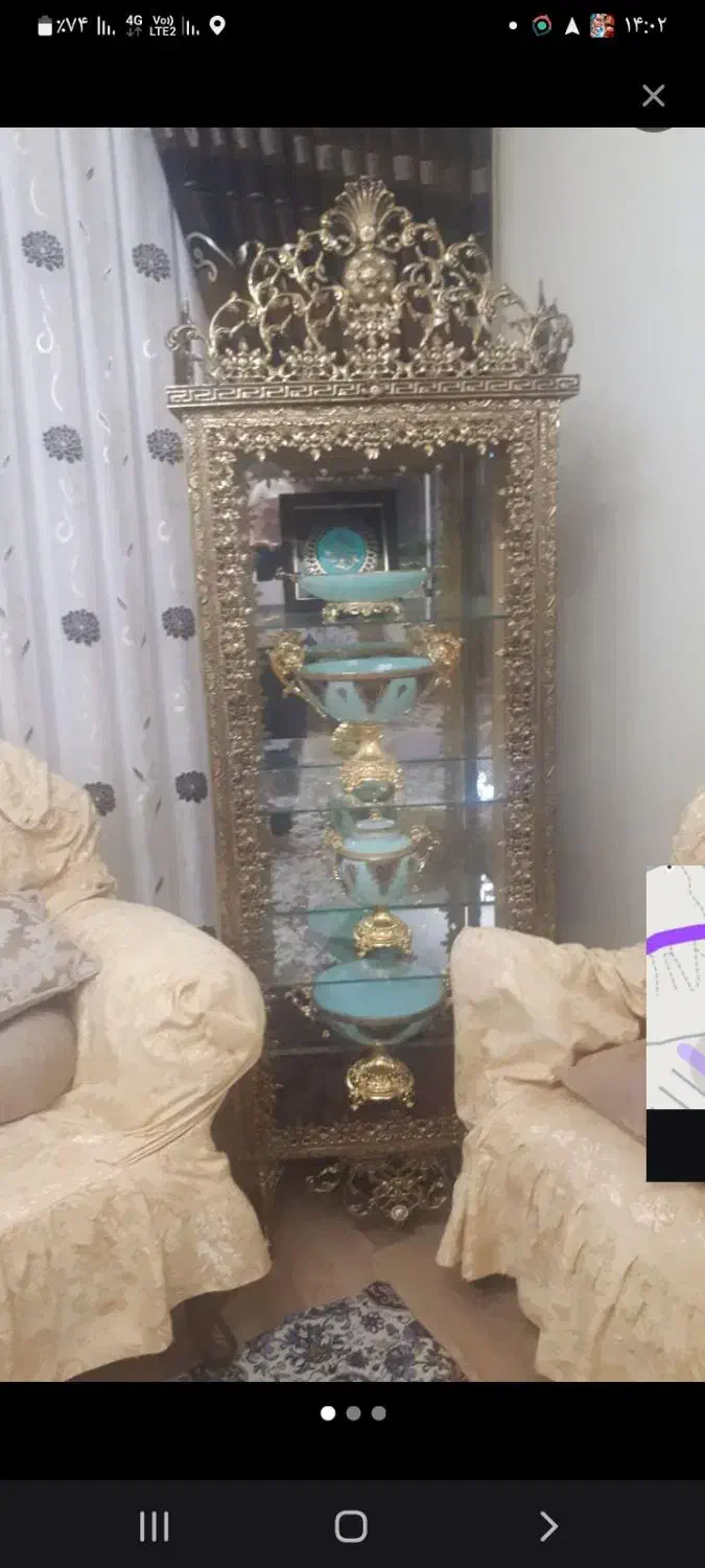 فروش و خرید وسایل دکوری برنز اینه کنسول لوستر|لوستر و چراغ آویز|تبریز, |دیوار