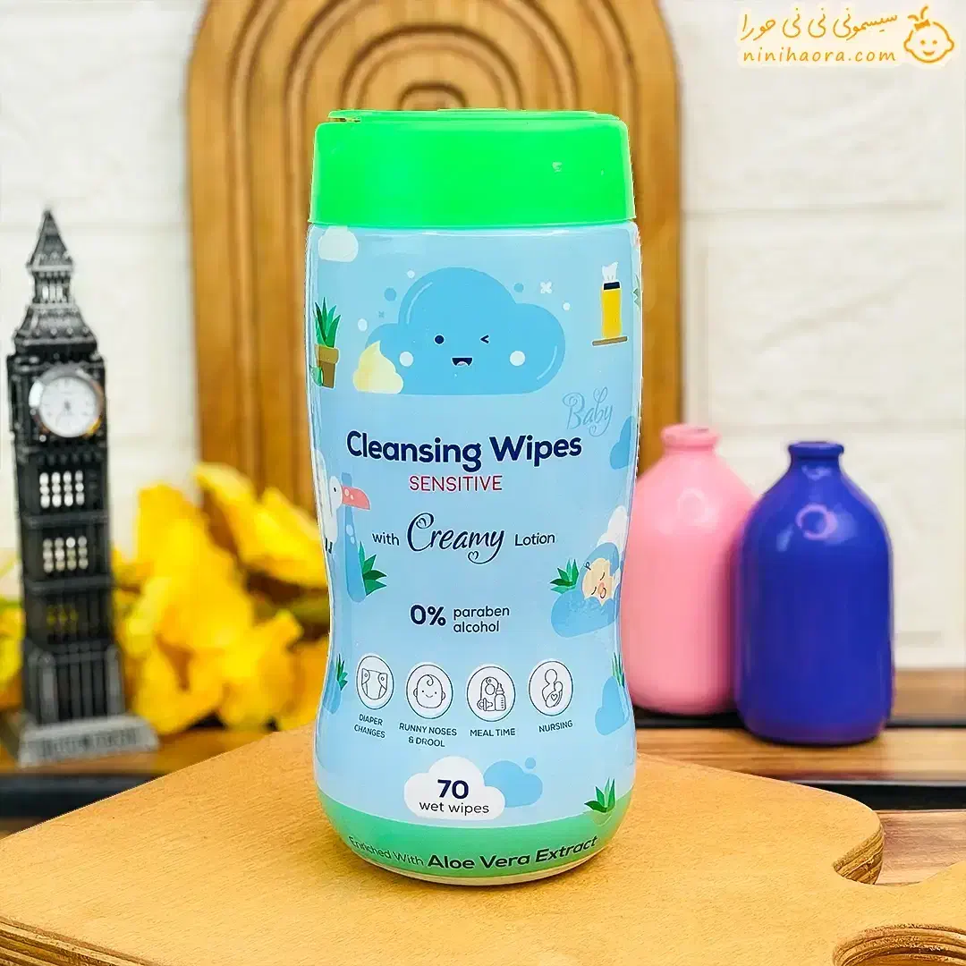 دستمال مرطوب استوانه ۷۰ عددی بی بی لند|اسباب و اثاث بچه|زاویه, |دیوار