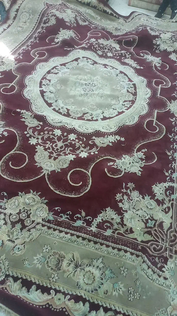 فرش سرمه ای و کرم|فرش|شاهرود, |دیوار