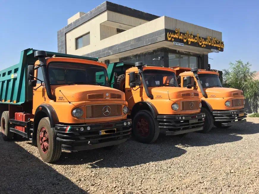 بنز تک کمپرسی زیرمایلر کمپرسی،باری|خودرو سنگین|اصفهان, آبشار|دیوار