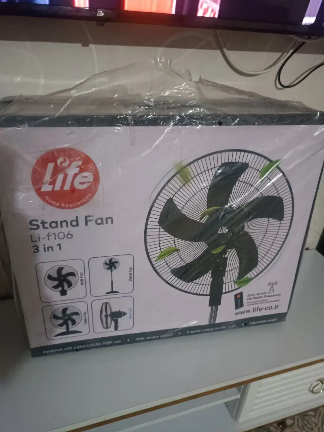 پنکه زمینی پلمپ|پنکه و تصفیه‌کنندهٔ هوا|گرگان, |دیوار