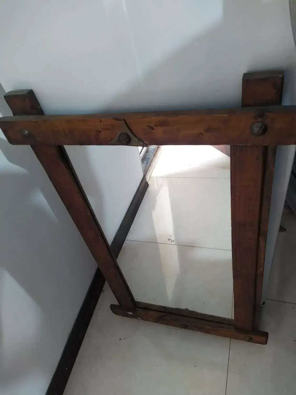 آینه قدی چوبی|آینه|آمل, |دیوار