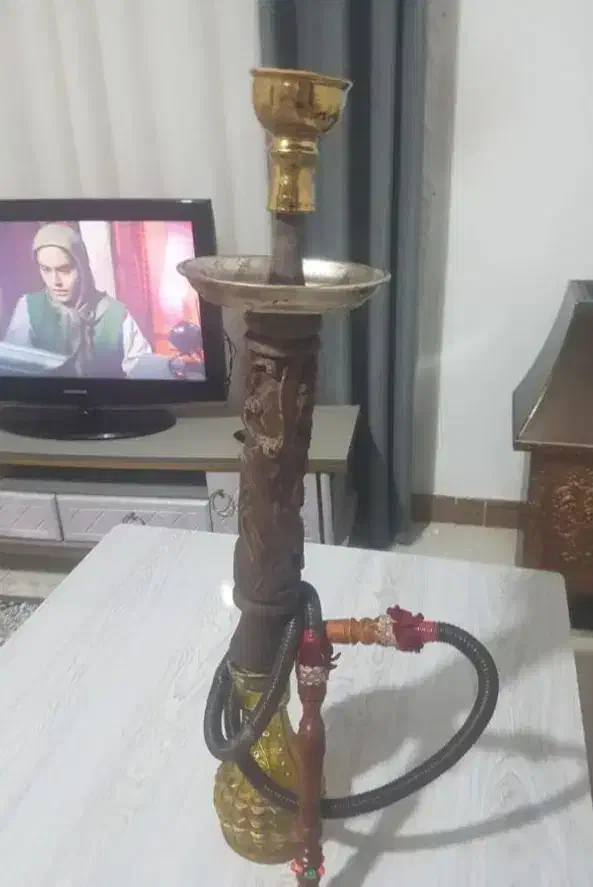 قلیان چوبی طرح دار|زیورآلات و اکسسوری|رشت, حمیدیان|دیوار