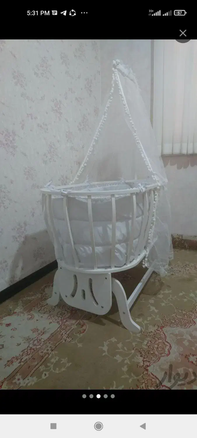 دو عدد گهواره|اسباب و اثاث بچه|شیراز, شهرک سراج‎|دیوار
