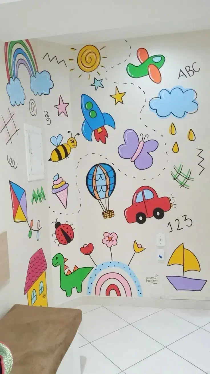 نقاشی دیواری|خدمات پیشه و مهارت|اراک, |دیوار