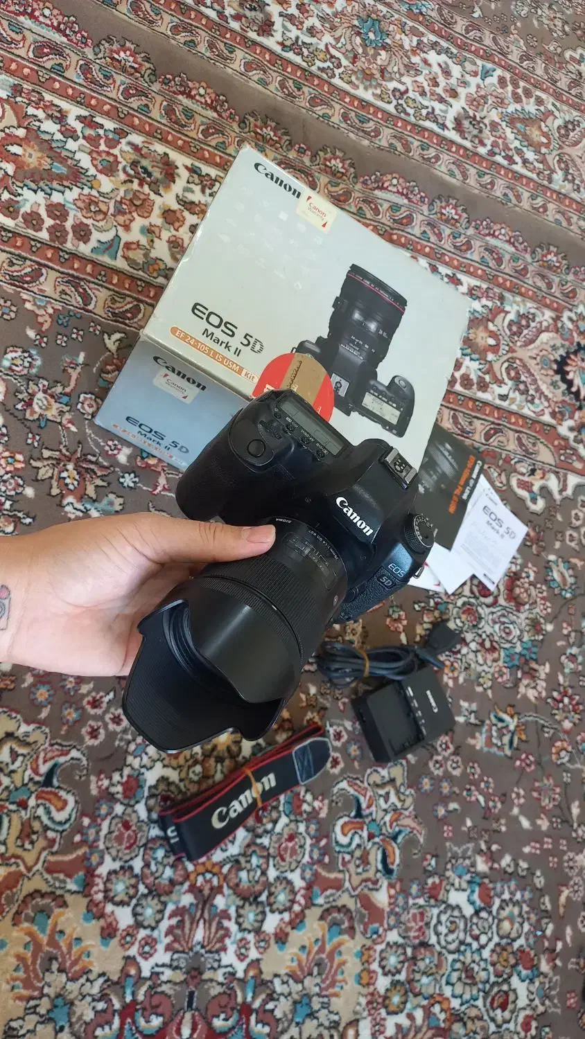 دوربین کانن ۵ دی مارک ۲ - Canon 5d ii|دوربین عکاسی و فیلم‌برداری|تهران, آجودانیه|دیوار