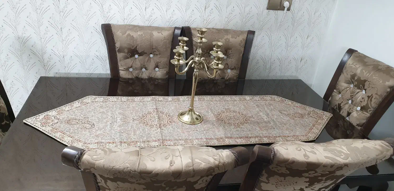 میز نهارخوری ۶ نفره|میز و صندلی غذاخوری|اصفهان, جلالیه|دیوار