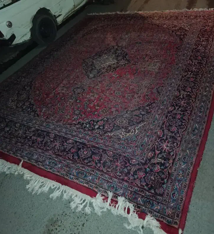 فرش طبیعی 3در4|فرش|خوی, |دیوار