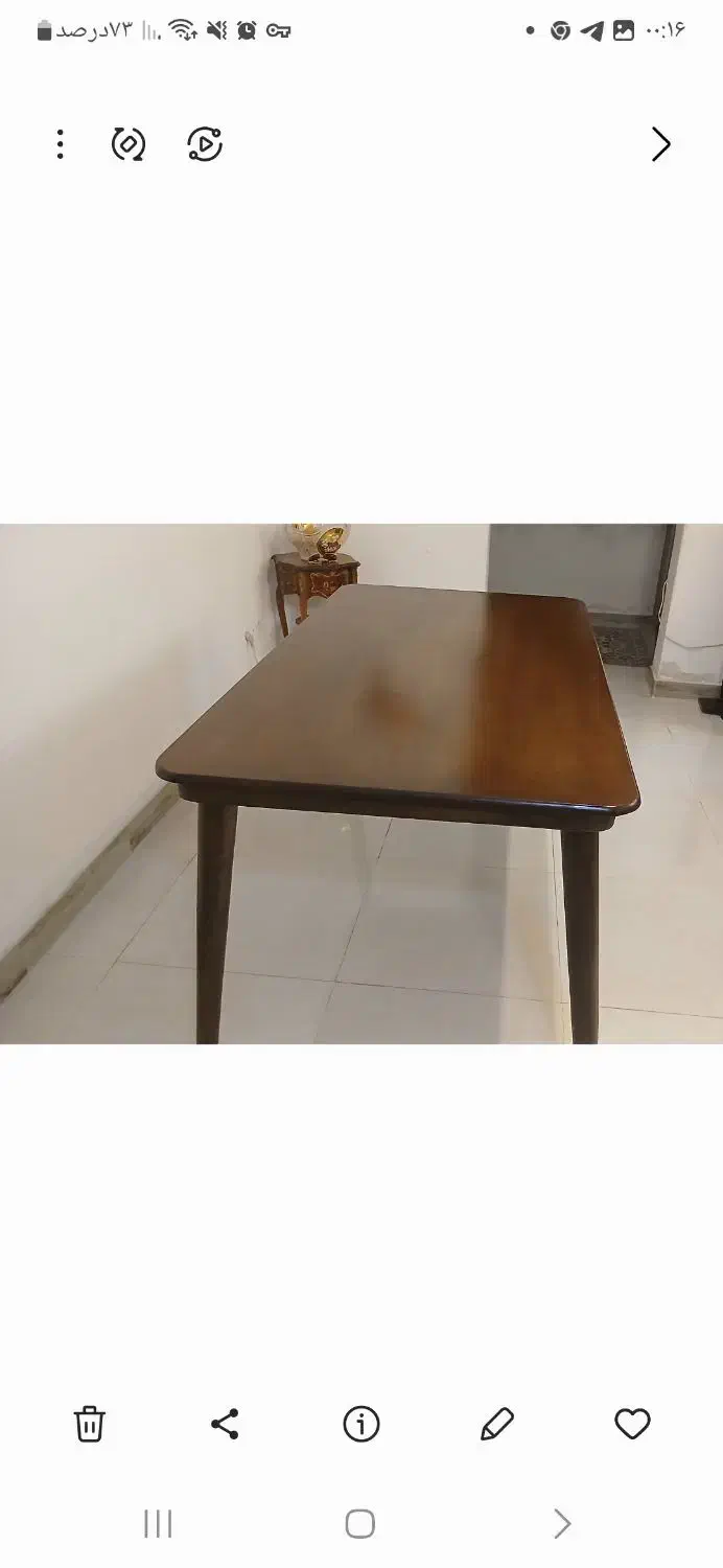 میز ناهارخوری کاملا سالم در حد نو|میز و صندلی غذاخوری|چالوس, |دیوار