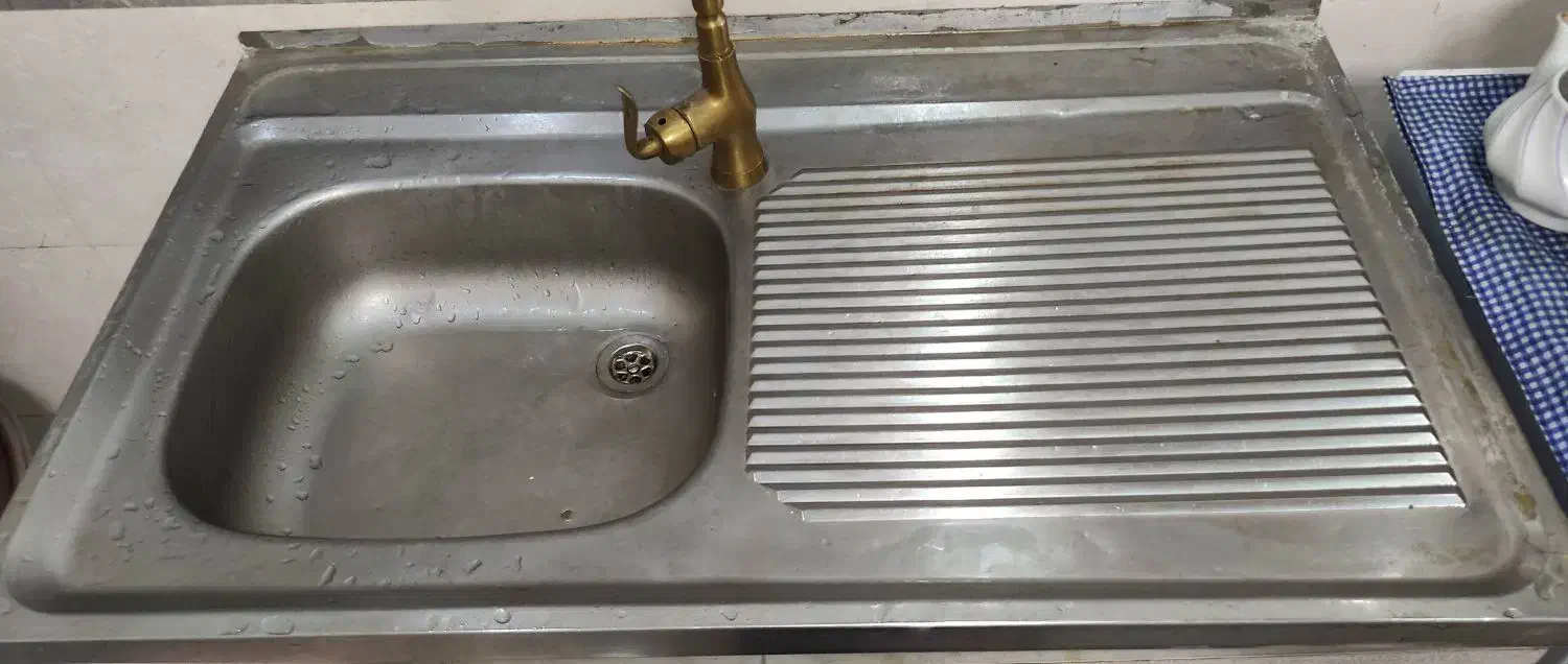 سینک ظرفشویی و کابینت|آبچکان و نظمدهنده ظروف|نظرآباد, نظرآباد|دیوار