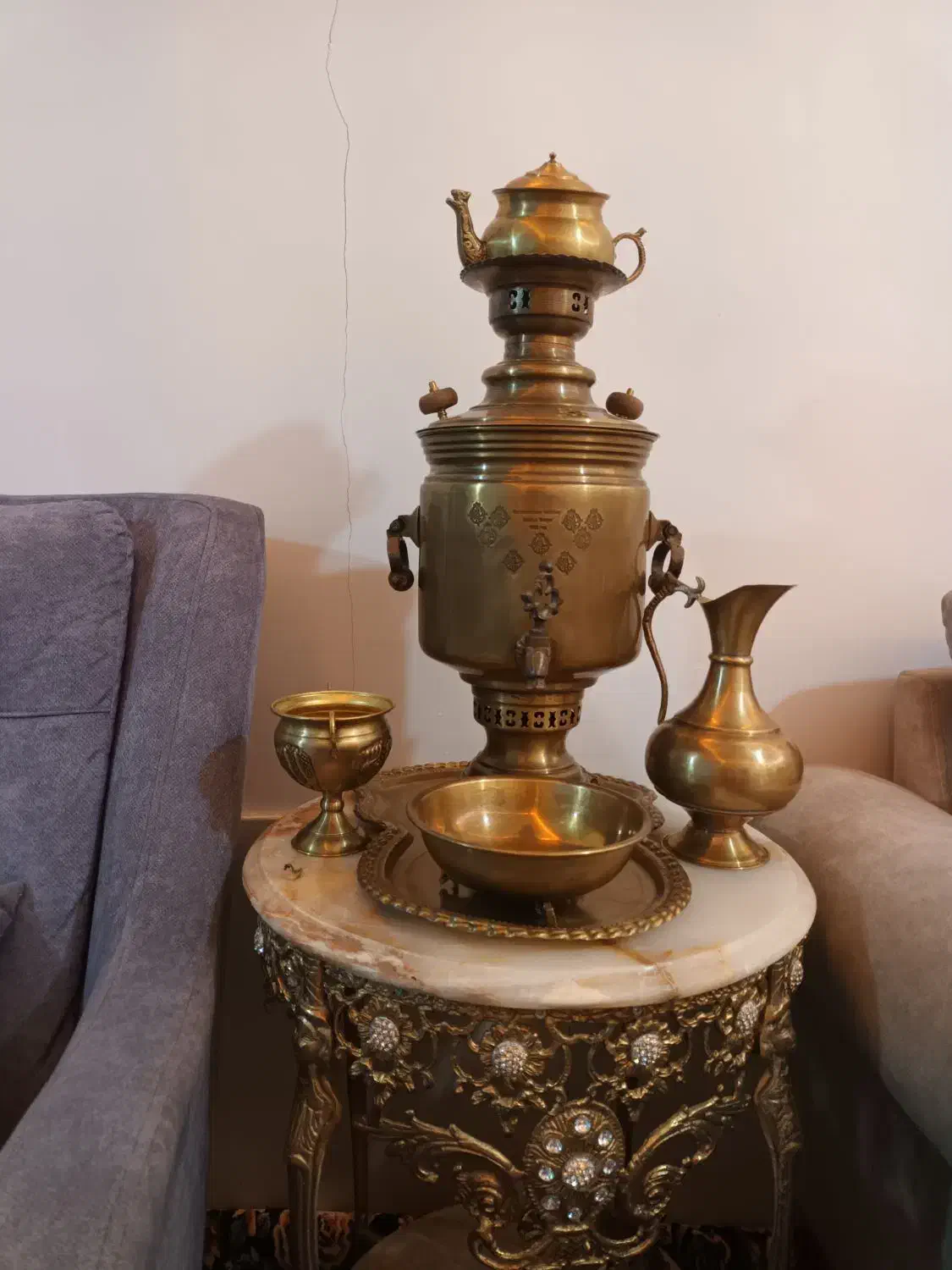 سماورزغالی  سالم استفادنشود|سماور، چای‌ساز، قهوه‌ساز|رباط‌کریم, نصیرشهر|دیوار