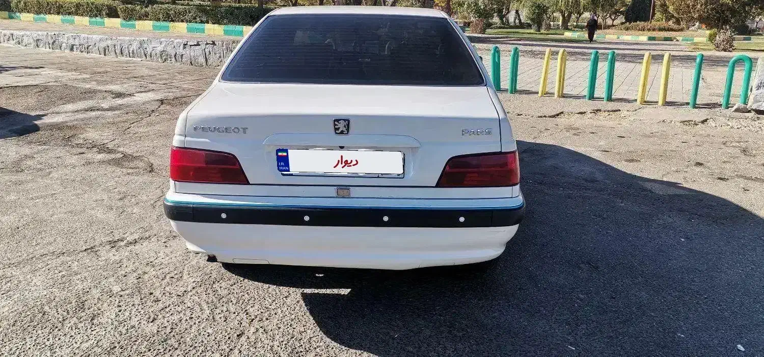 فروش ماشین پژو پارس سفید مدل 89 دو گانه کارخانه|خودرو سواری و وانت|سقز, |دیوار