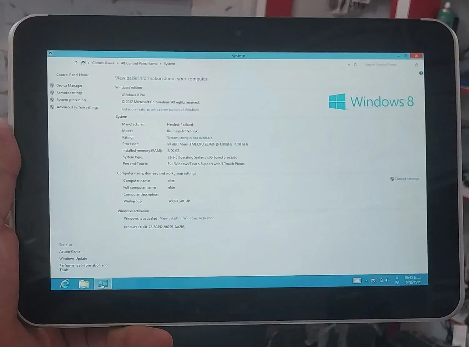 تبلت ویندوزی|رایانه همراه|فارسان, |دیوار