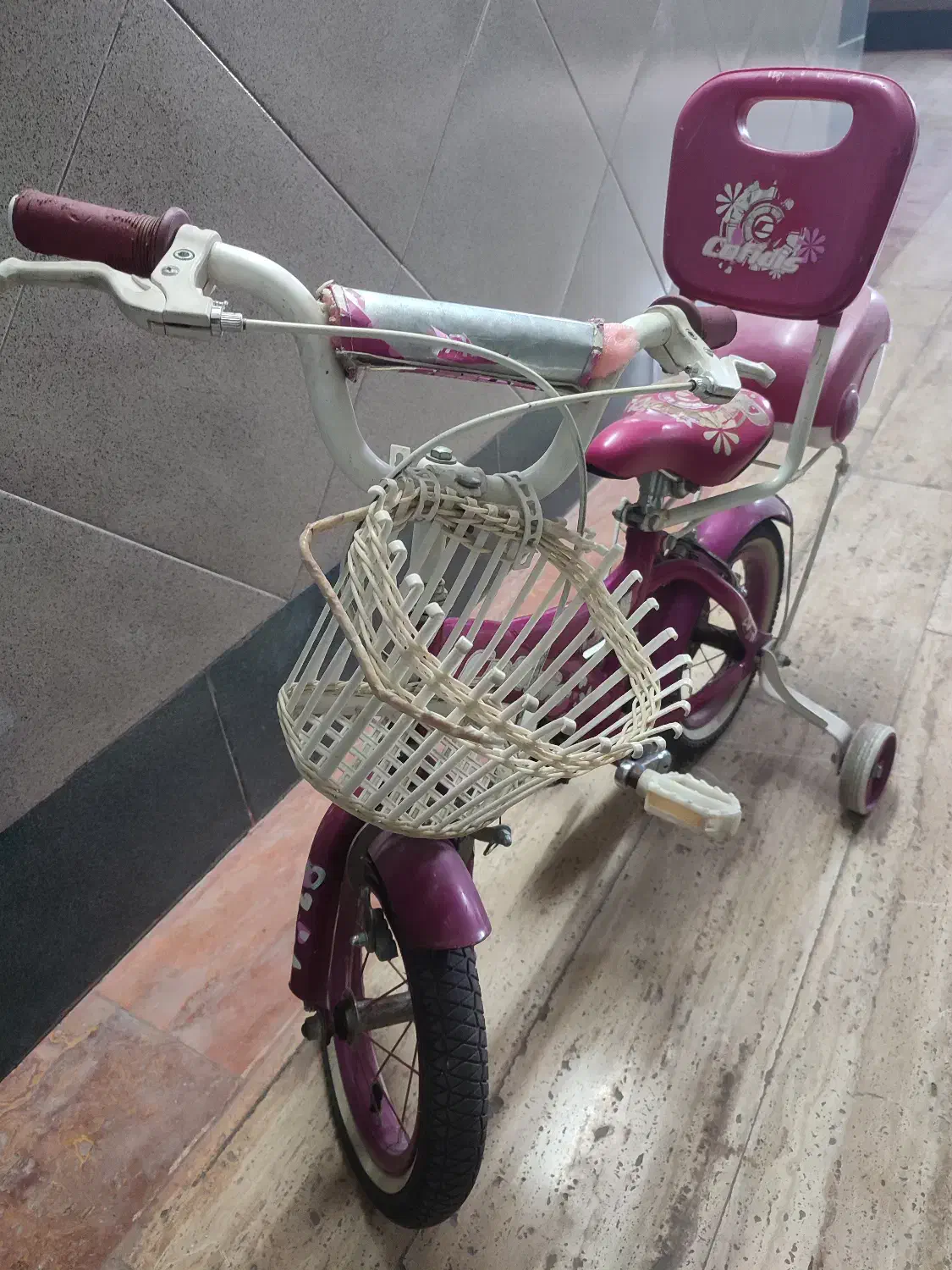 دوچرخه دخترانه سایز ۱۶|دوچرخه، اسکیت، اسکوتر|قم, زنبیل آباد|دیوار