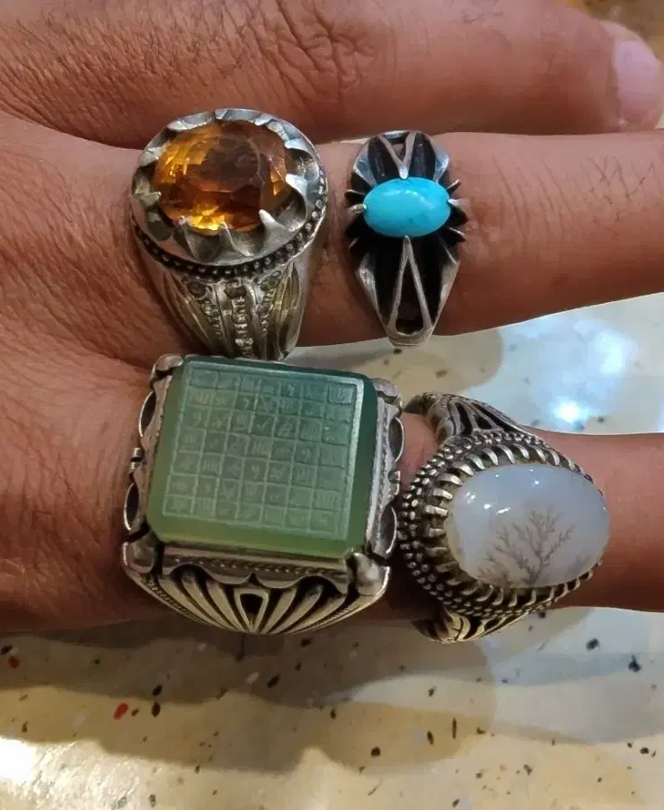 انگشتر نقره عنوان بخونید|جواهرات|زنجان, |دیوار