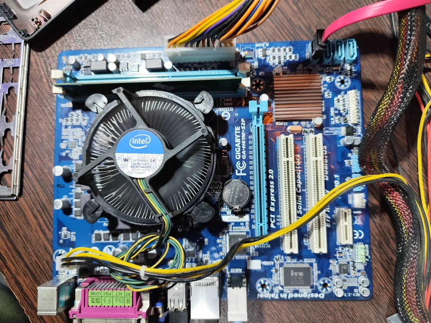 مادربرد h61 با cpu i5|قطعات و لوازم جانبی رایانه|نیشابور, هفده شهریور|دیوار