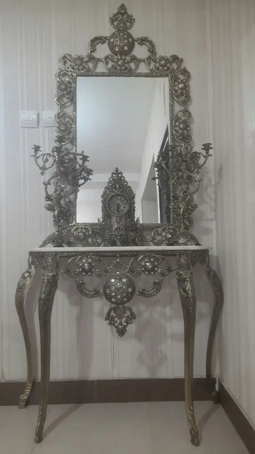 آینه شمعدان سالم|آینه|محمدشهر, محمدشهر|دیوار