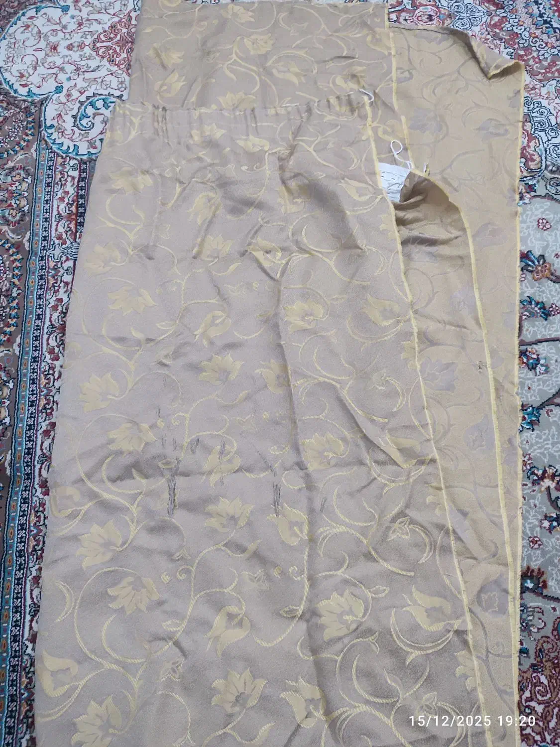 ۳ عدد از این پرده موجوده|پرده، رانر، رومیزی|سلمانشهر, |دیوار