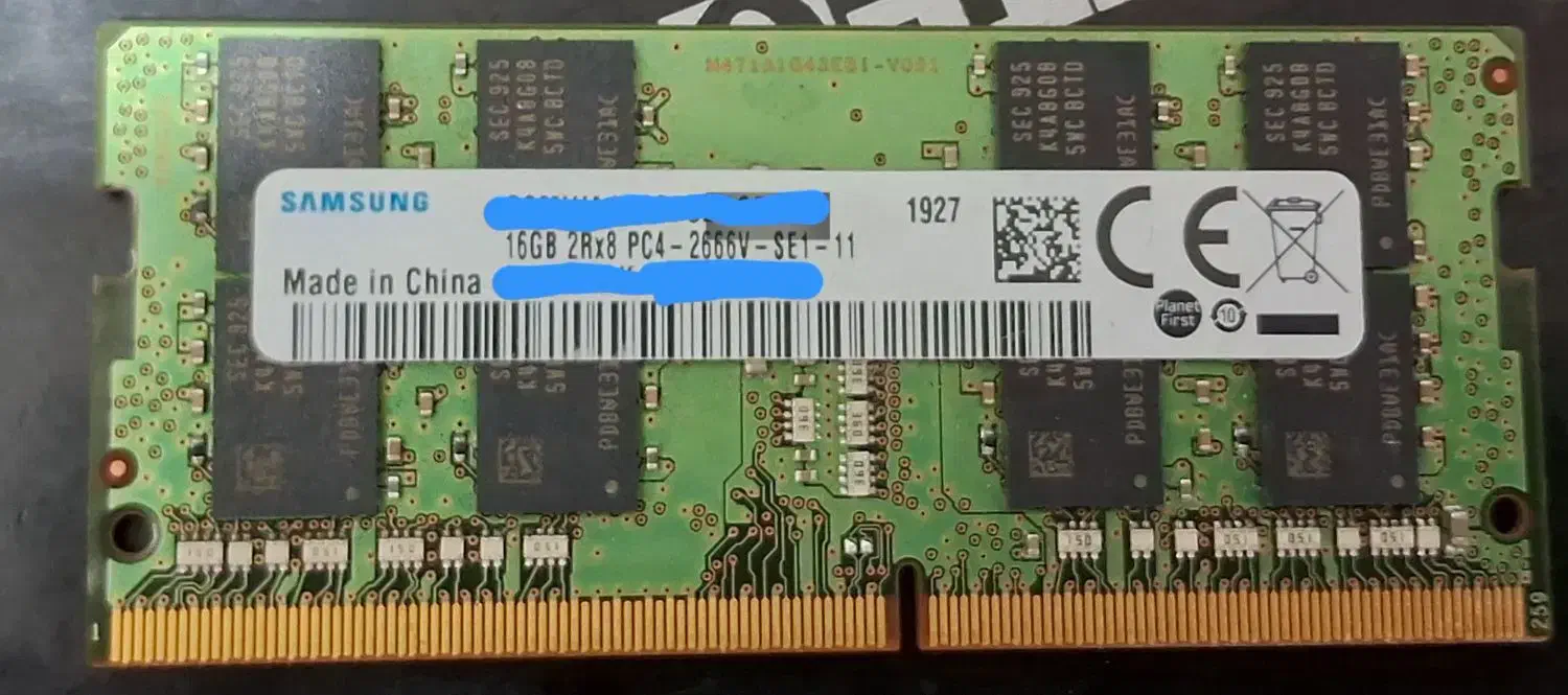 رام لپ تاپ ۱۶ گیگ.  Ddr4 2666|قطعات و لوازم جانبی رایانه|سنندج, |دیوار