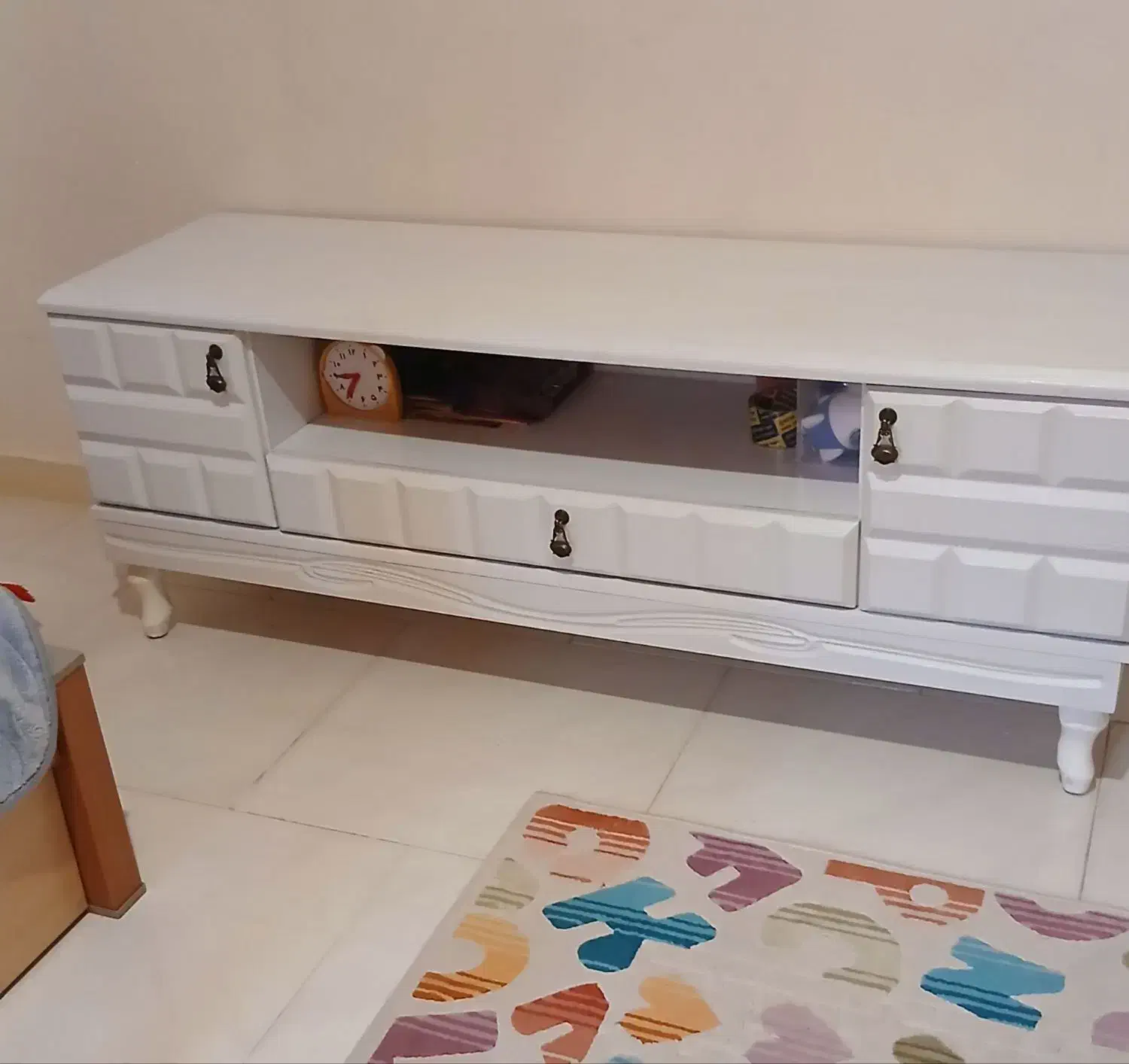 میز تلویزیون سفید pvc|میز تلویزیون|کرج, دانشگاه پیام نور|دیوار