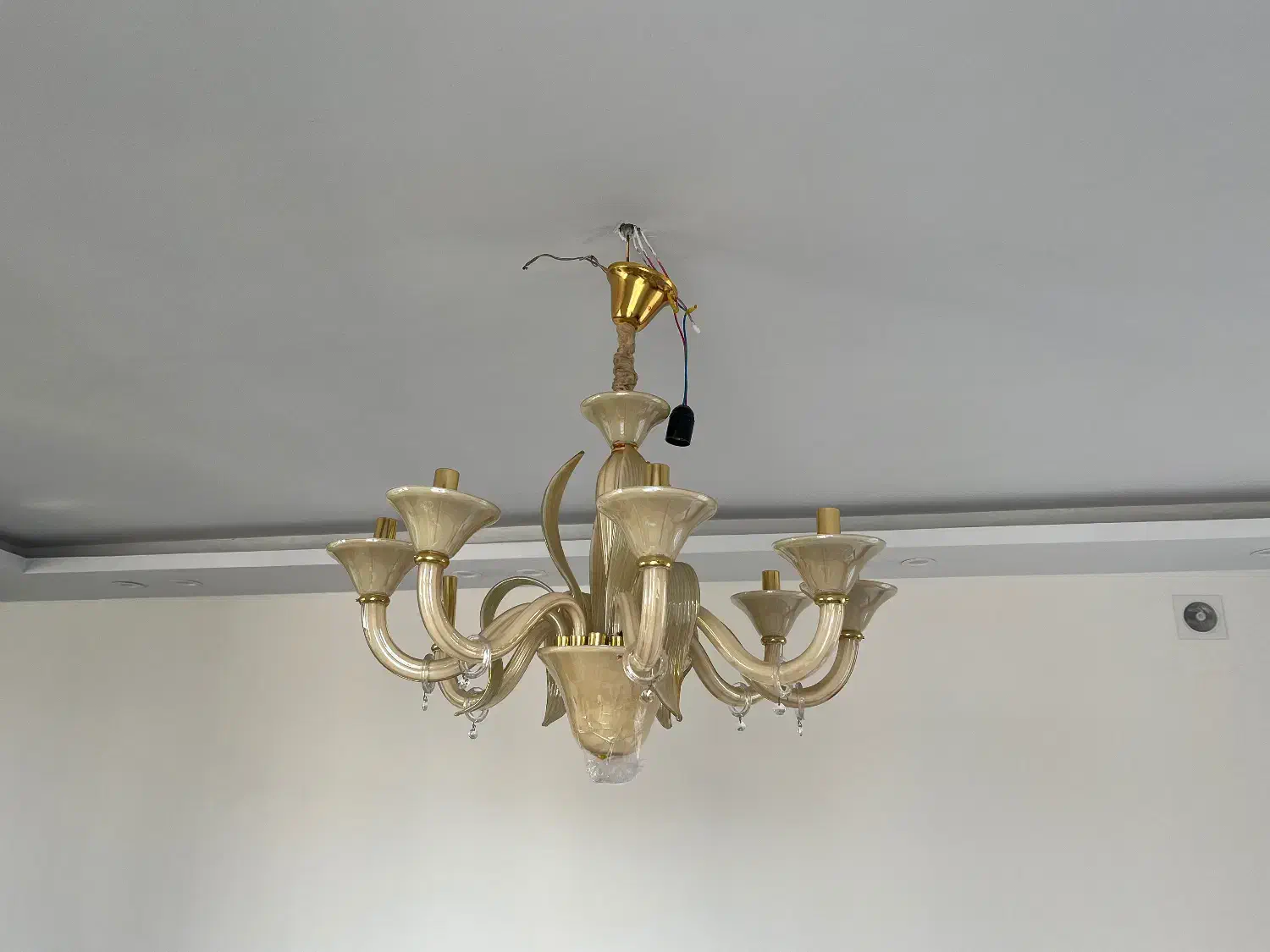 لوستر کریستال ۸ شاخه|لوستر و چراغ آویز|تهران, المهدی|دیوار