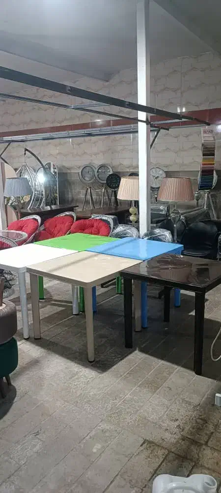 میز پلاستیکی پایه لوله ای (ناصر) (تک و عمده)|میز و صندلی غذاخوری|شیراز, سهل‌آباد|دیوار