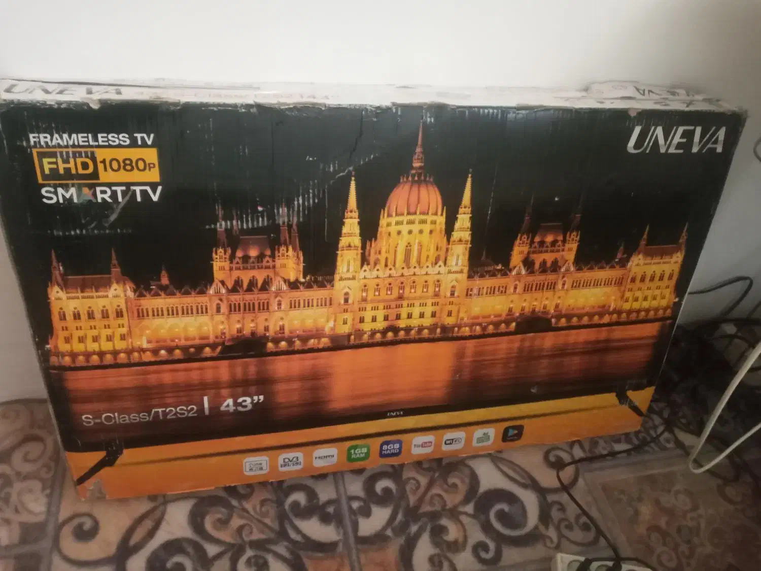 تلوزیون یونیون ۴۳اینج از بانه خریداری شده|تلویزیون و پروژکتور|اردبیل, |دیوار