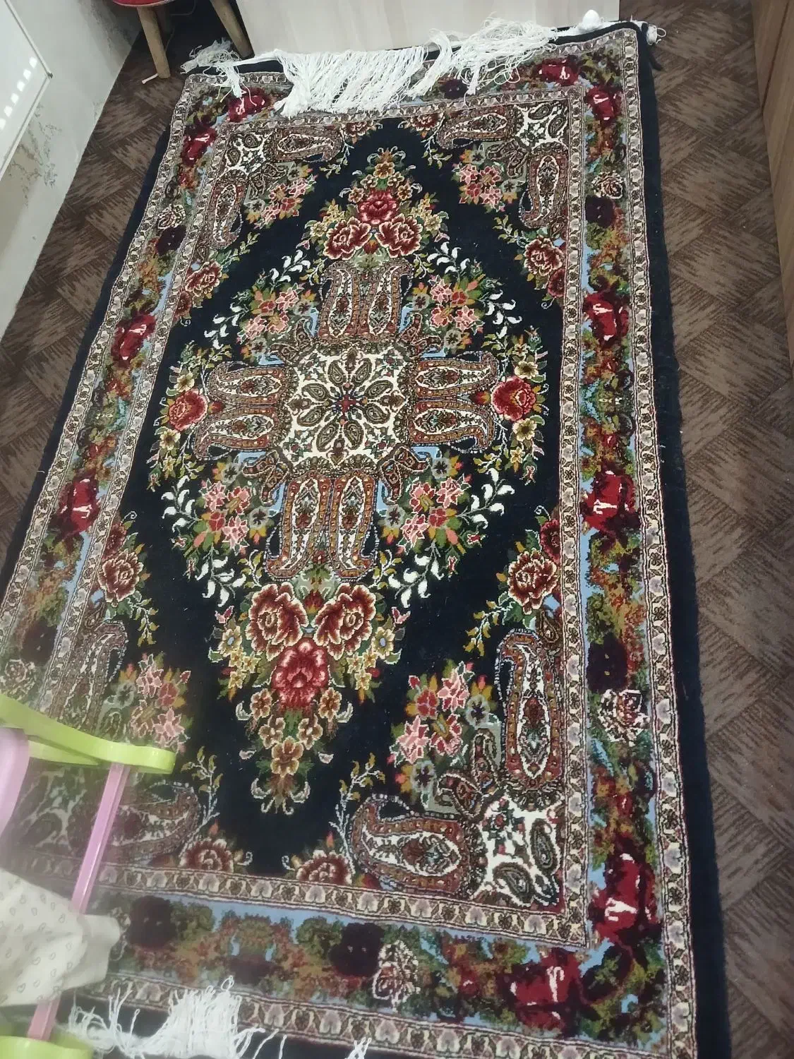 فرش دستباف با نخ کرک اصل|فرش|سنندج, |دیوار