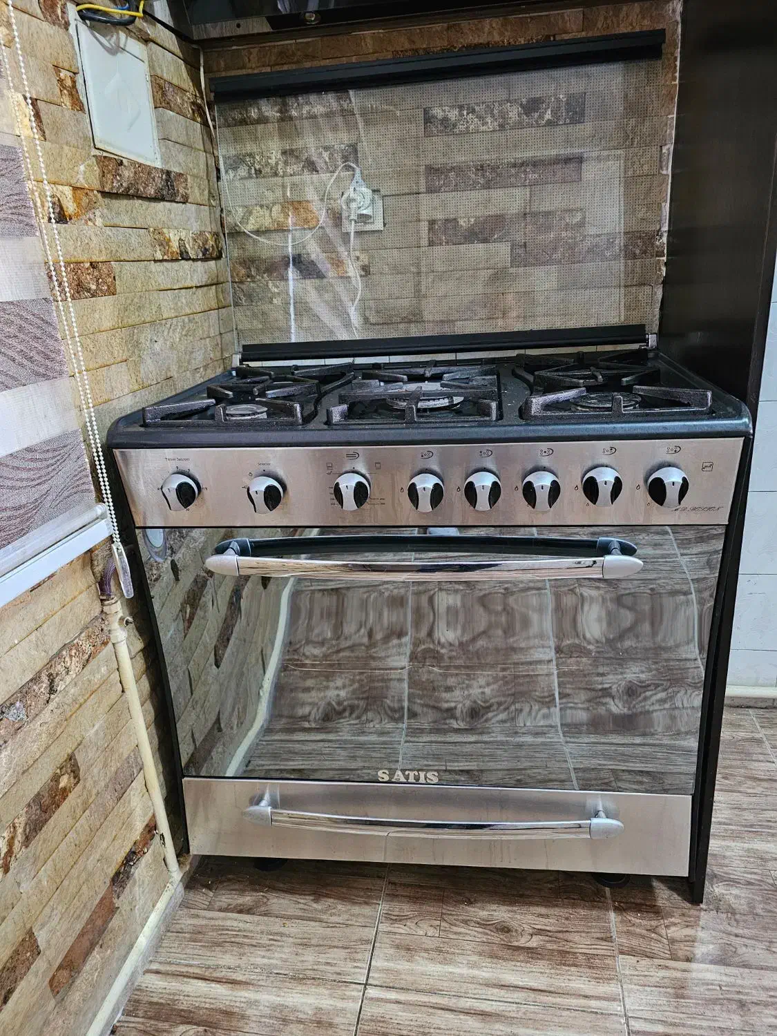 فر گاز ۵ شعله|اجاق گاز و لوازم برقی پخت‌وپز|قدس, شهرک فرزان|دیوار