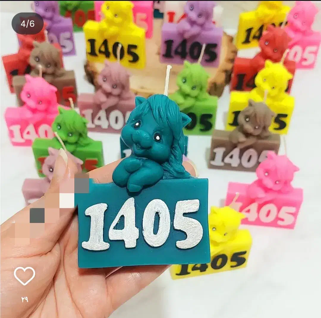 شمع نماد سال نو|صنایع دستی و سایر لوازم تزئینی|سیرجان, |دیوار