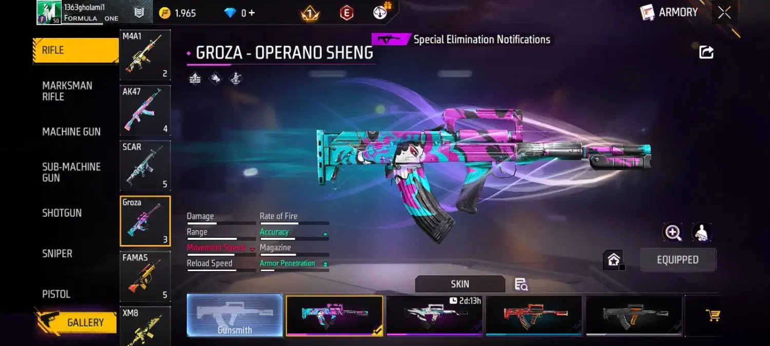 اکانت فری فایر|کنسول، بازی ویدئویی و آنلاین|ملایر, |دیوار